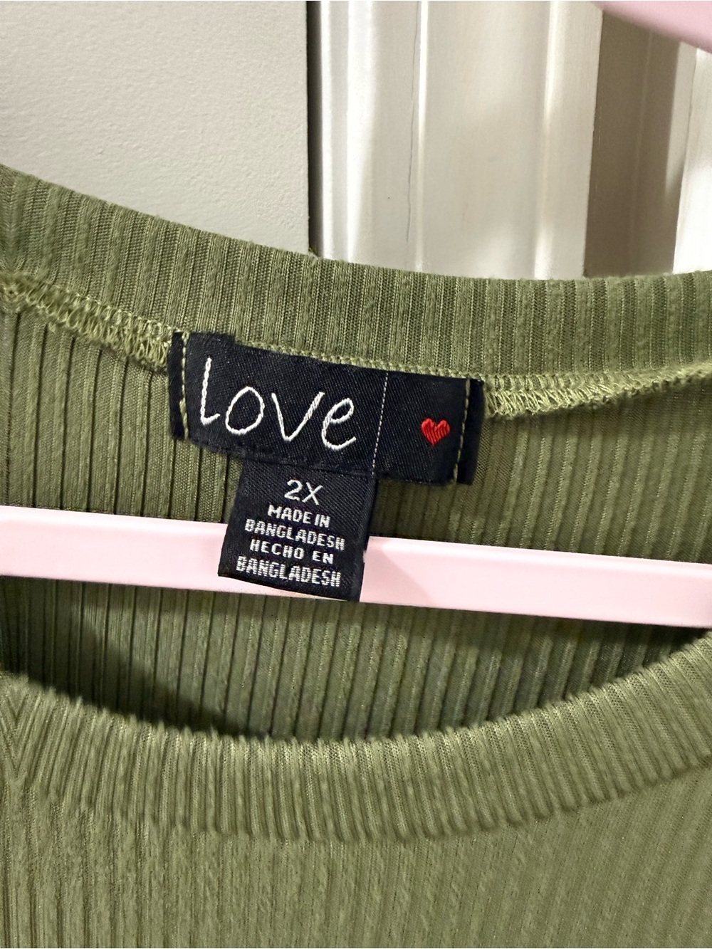 Love Olive Ribbed Short-Sleeve Midi Dress - Picture 4 of 4